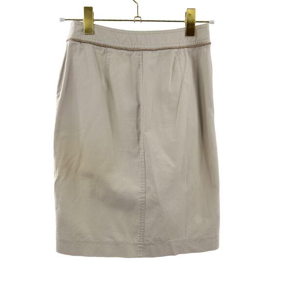 The Limited Chinos Womens Khaki‎ Skirt Size 0 Decorative Buttons - Picture 5 of 7